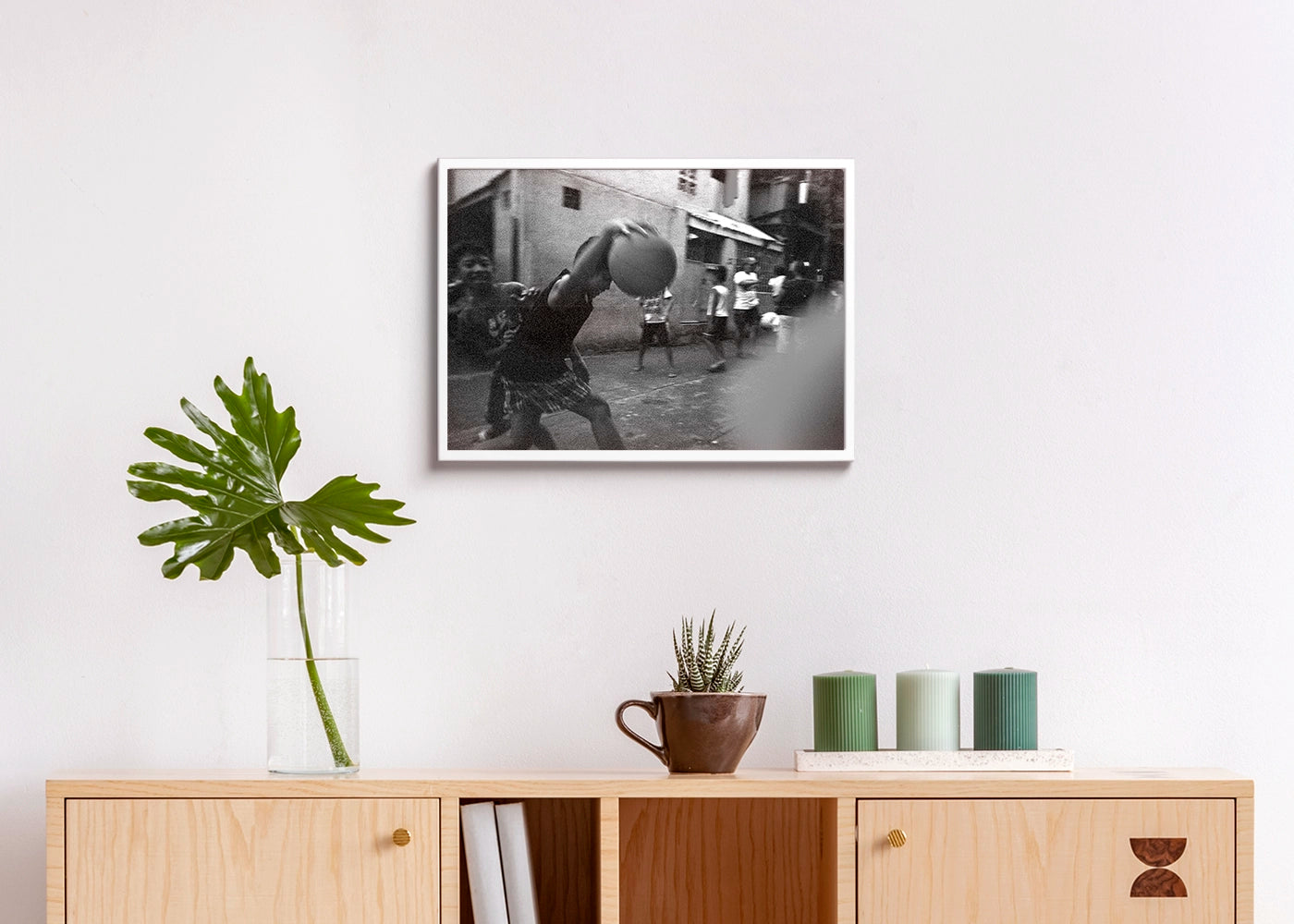 John Wesley C. Viloria - Play With Me - Print Poster DinA3 frame white - Project Street Photography