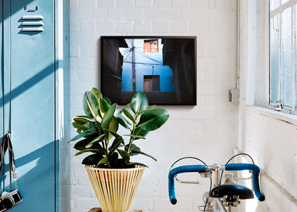 Mary Denise Negra Pilapil - Clouds in the-window - Print Poster DinA3 frame black- Project Hidden Places