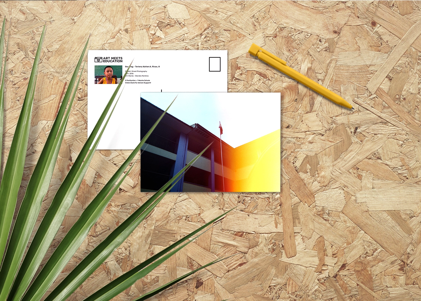 Terienz Adrien A. Rivas - Our Flag - Print Postcard - Project Street Photography