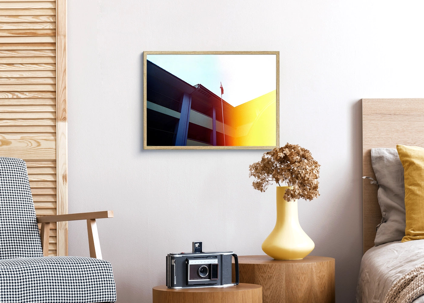 Terienz Adrien A. Rivas - Our Flag - Print Poster DinA3 frame oak - Project Street Photography