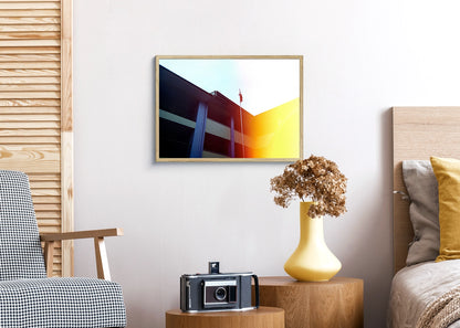 Terienz Adrien A. Rivas - Our Flag - Print Poster DinA3 frame oak - Project Street Photography
